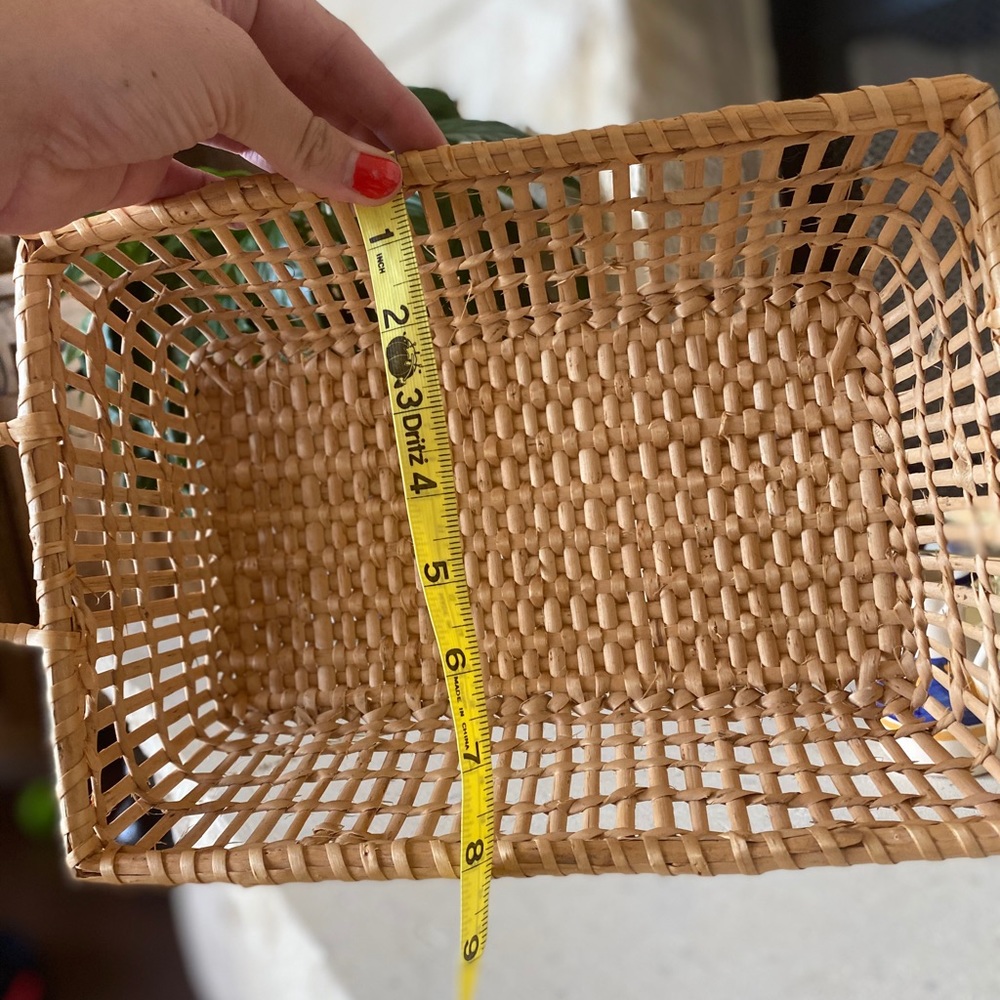 Wicket Basket Tray with Handles - Picture 7 of 7